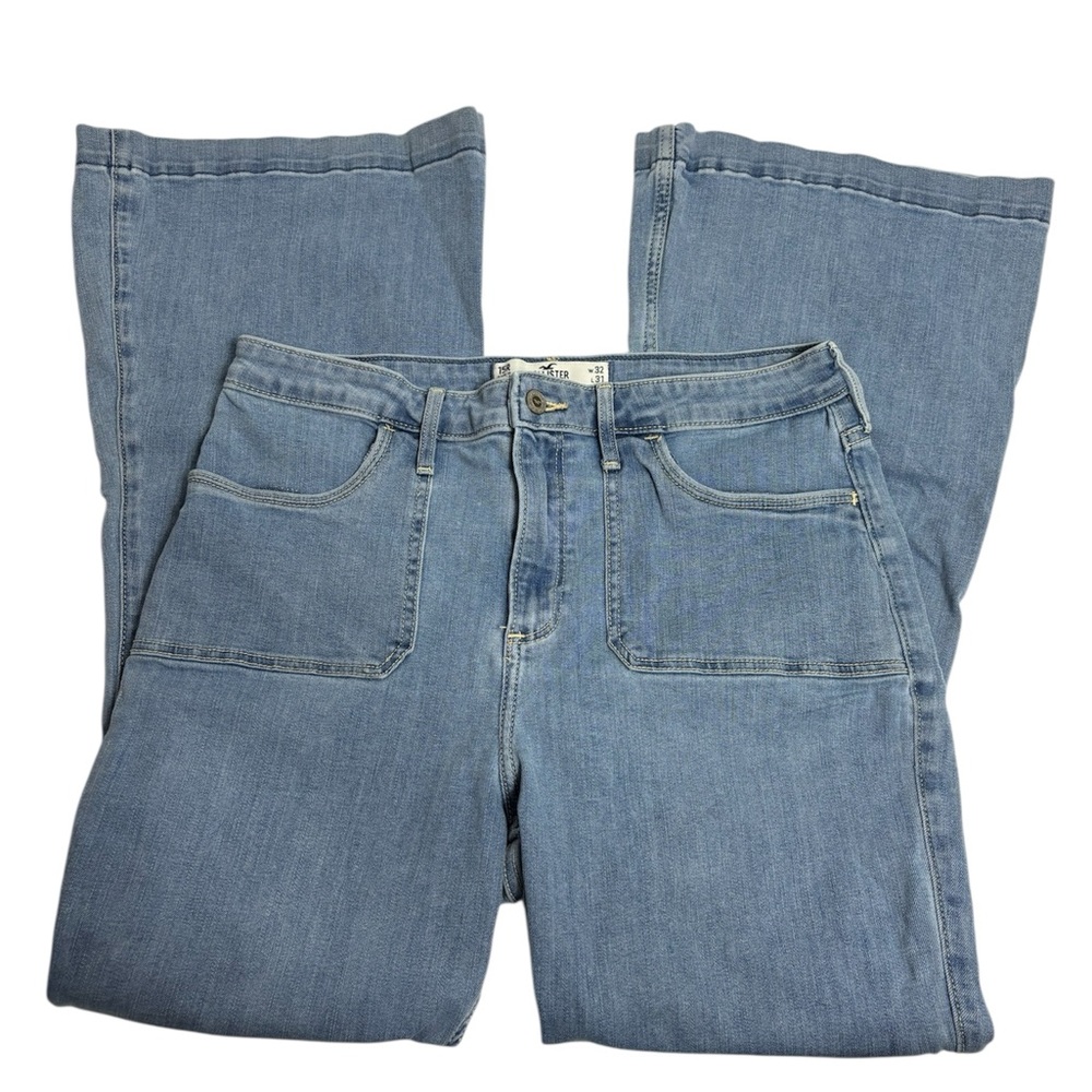 Hollister curvy high rise vintage flare jeans